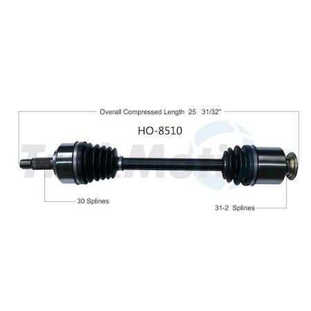 Surtrack Axle Cv Axle Shaft, Ho-8510 HO-8510